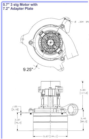 LMB57K - Mounting Plate Kit - 7.2" to 5.7"